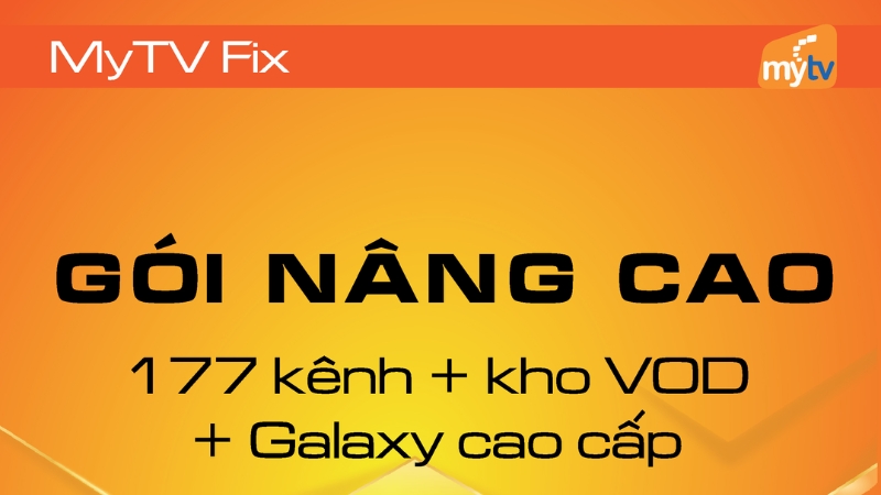Gói MyTV Fix chuẩn dành cho khách hàng dùng Internet VNPT