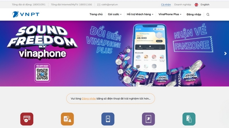 Kiểm tra qua ứng dụng MyVNPT hoặc VNPT Smart WiFi