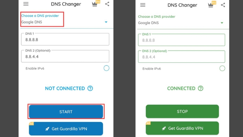 Thay đổi DNS trên điện thoại để tránh chặn