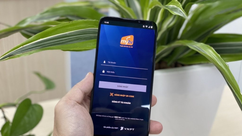 Ứng dụng MyTV trên điện thoại hỗ trợ nhiều hình thức đăng nhập