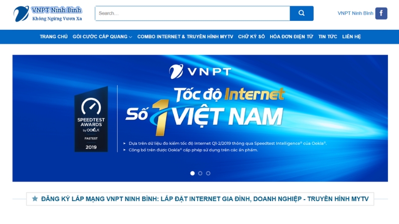 Website chính thức VNPT Ninh Bình