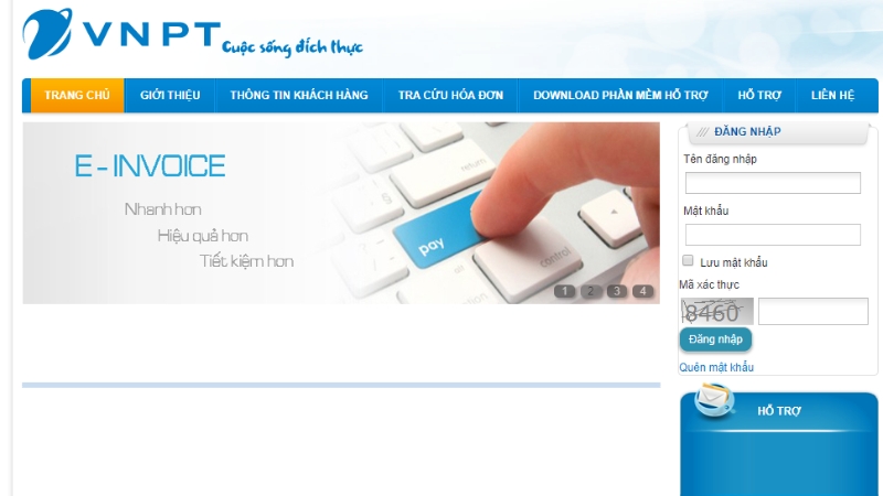 Tra cứu hóa đơn VNPT qua website